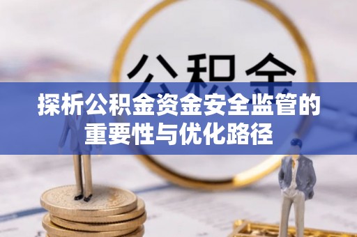 柳北探析公积金资金安全监管的重要性与优化路径