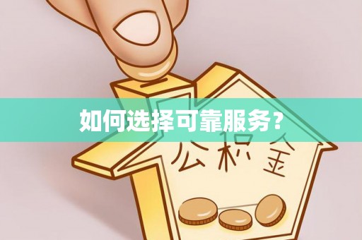 柳北如何选择可靠服务？